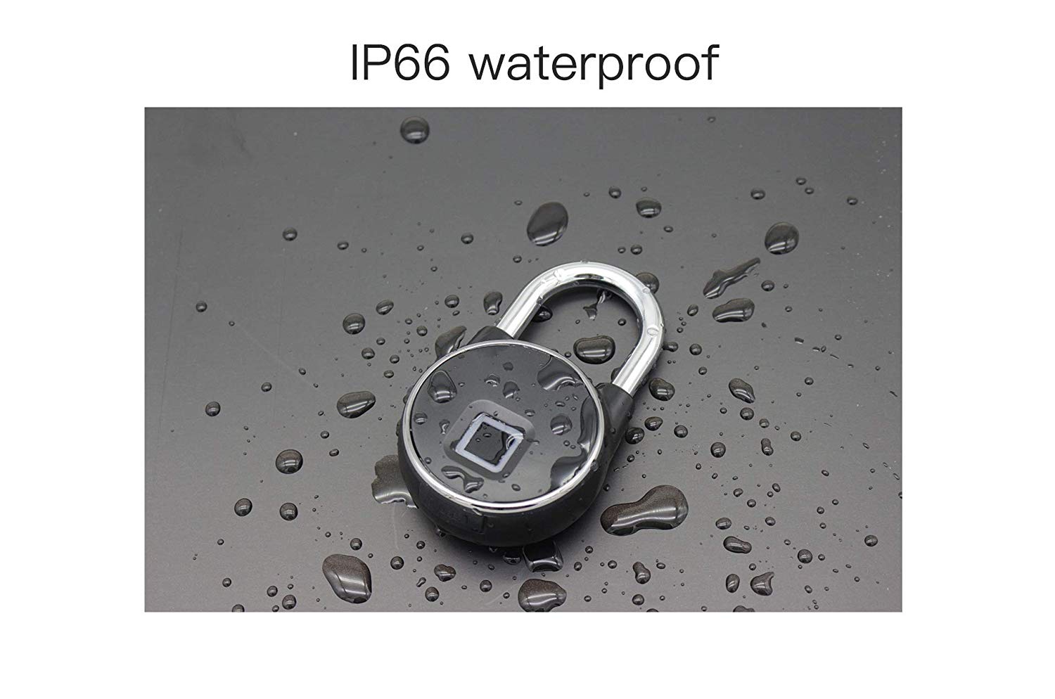 P22 USB Rechargeable Smart Keyless Fingerprint Lock -Black